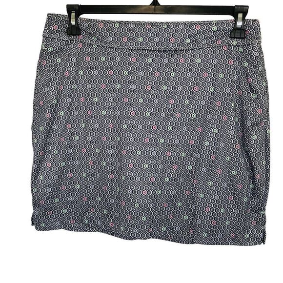 Greg Norman Women’s Golf Skort 18” Pull-on Geographic Print Size Medium - Picture 1 of 12